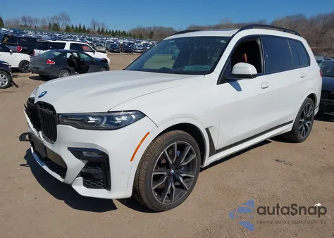 2019 BMW X7 xDrive50I из США, поврежденный, VIN 5UXCX4C54KLS37579